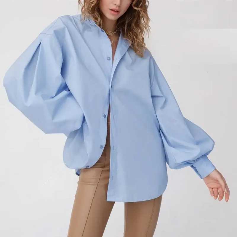 2025Autumn Women's Shirt Japanese Loose Solid Color Cotton Large Shirt Women's New Popular
2025Autumn Women's Shirt Japanese Loose Solid Color Cotton Large Shirt Women's New Popular