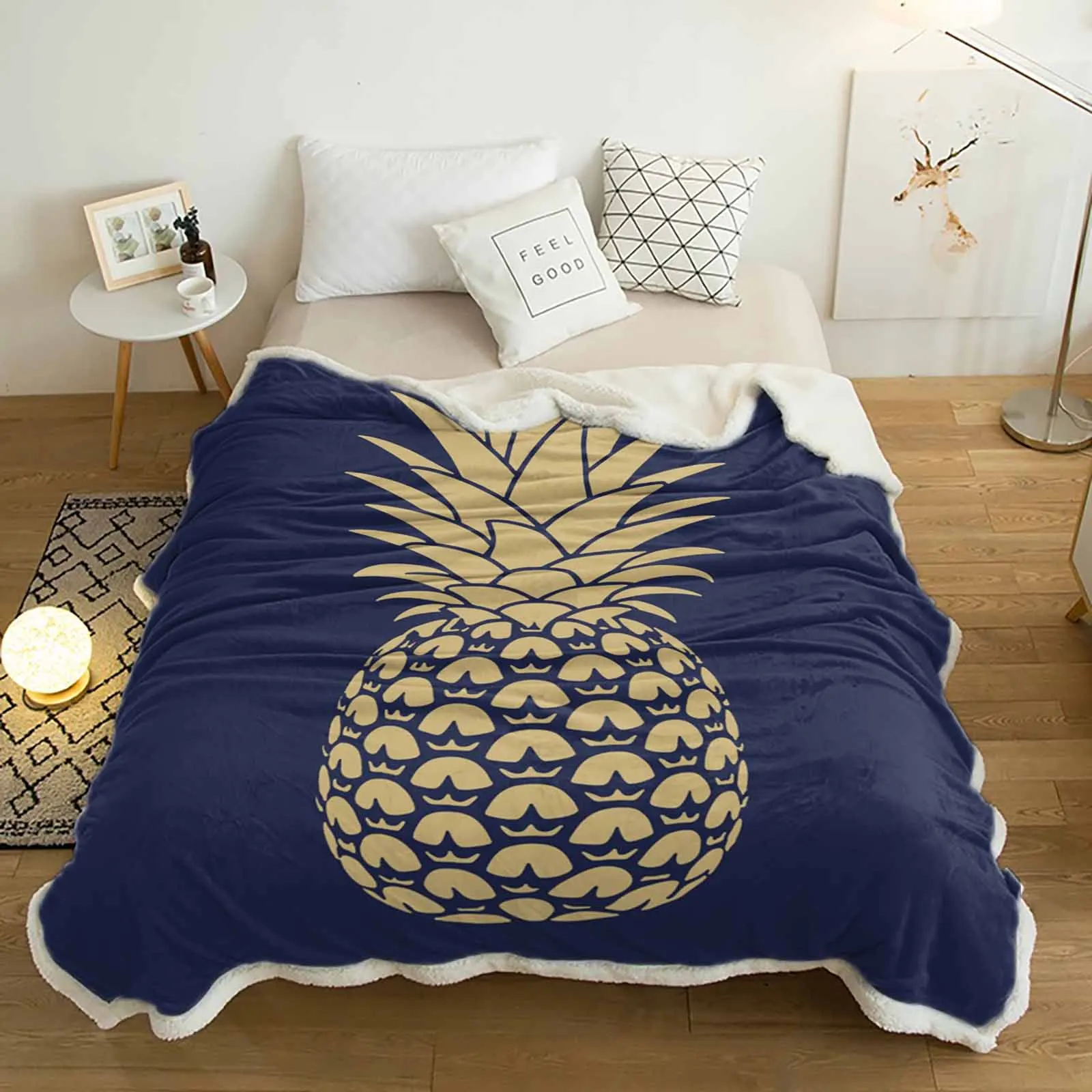 Navy Blue Big Pineapple Cashmere Blanket Warm Winter Soft Throw Blankets for Beds Sofa Wool Blanket Bedspread
Navy Blue Big Pineapple Cashmere Blanket Warm Winter Soft Throw Blankets for Beds Sofa Wool Blanket Bedspread
