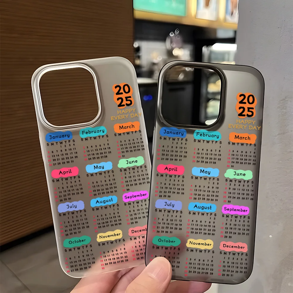 Silicone Matte Phone Case For iPhone 11 Funda iPhone 13 16 Pro Max 14 15 12 16promax 15promax Calendar Painted Cover Bumper
Silicone Matte Phone Case For iPhone 11 Funda iPhone 13 16 Pro Max 14 15 12 16promax 15promax Calendar Painted Cover Bumper
