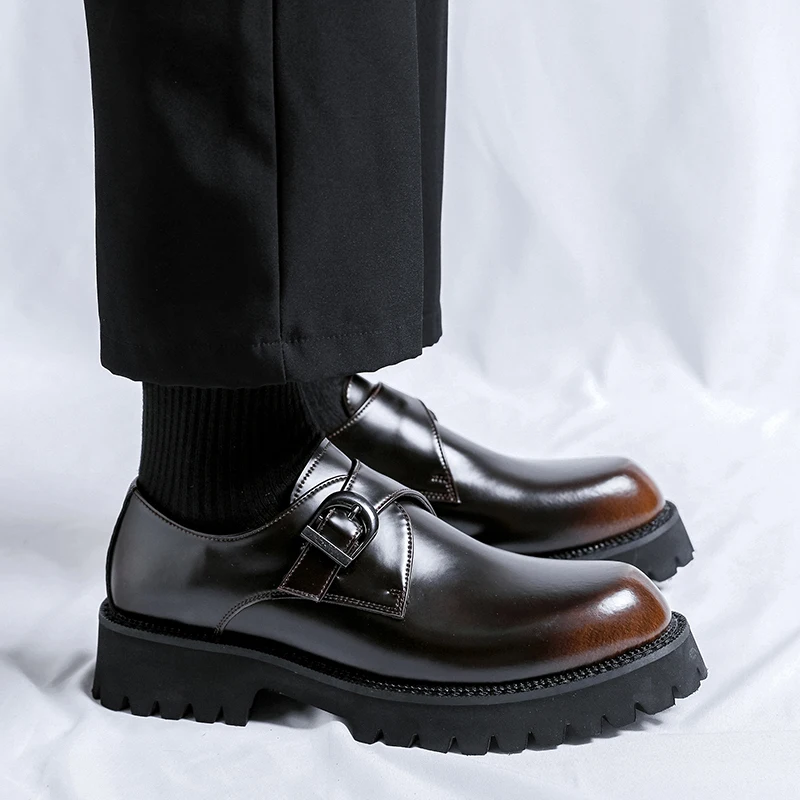 Black Fashion designer style thick soled men's shoes Loafers High Quality Party wedding casual outdoor men's waterproof shoes
Black Fashion designer style thick soled men's shoes Loafers High Quality Party wedding casual outdoor men's waterproof shoes