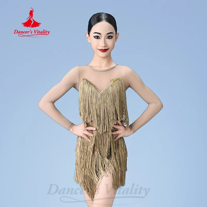 Latin Dance Tassel Dresses for Adults and Children Tango Cha Cha Samba Professional Practice Costume for Women Latin Clothing
Latin Dance Tassel Dresses for Adults and Children Tango Cha Cha Samba Professional Practice Costume for Women Latin Clothing