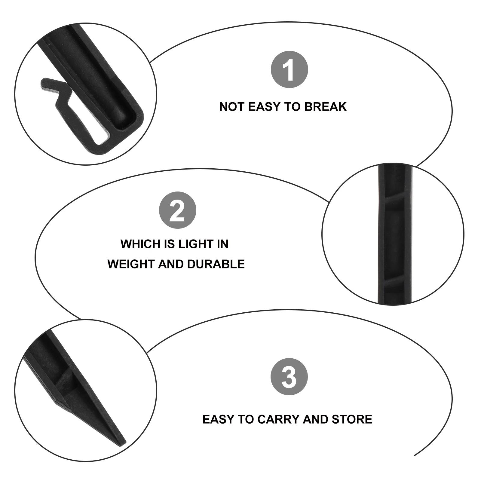 20pcs Plant Shaping Stakes High-Strength Pe Plastic Gardening Pegs For Flexible Hard Soil Sturdy Ground Tool With Hook
20pcs Plant Shaping Stakes High-Strength Pe Plastic Gardening Pegs For Flexible Hard Soil Sturdy Ground Tool With Hook