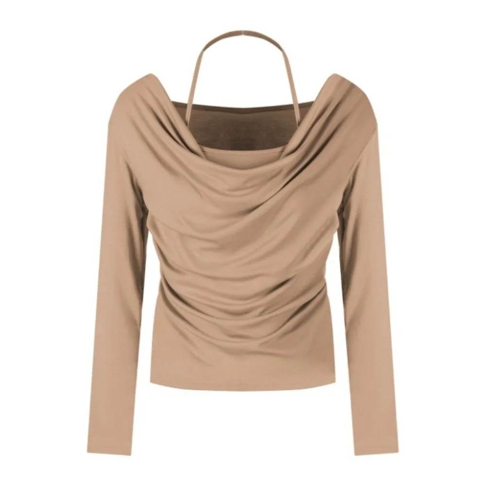 Korean Style Women's Top Fake Two-piece Design Slim Fit Long Sleeve T-Shirt Long Sleeve Solid Color Slim Fit Tee
Korean Style Women's Top Fake Two-piece Design Slim Fit Long Sleeve T-Shirt Long Sleeve Solid Color Slim Fit Tee