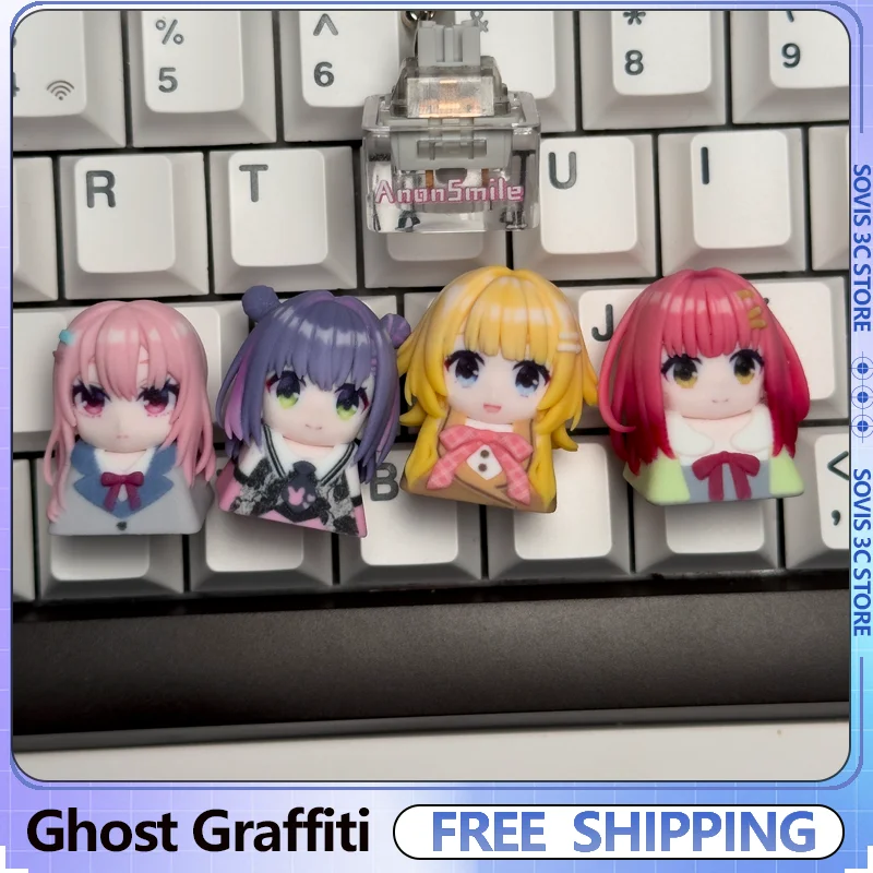 Колпачки для клавиш в стиле аниме, полимерные колпачки для клавиш ручной работы с героями мультфильмов, индивидуальные колпачки для клавиш MX Switch, колпачки для механической клавиатуры, аксессуары для игровой клавиатуры
Колпачки для клавиш в стиле аниме, полимерные колпачки для клавиш ручной работы с героями мультфильмов, индивидуальные колпачки для клавиш MX Switch, колпачки для механической клавиатуры, аксессуары для игровой клавиатуры