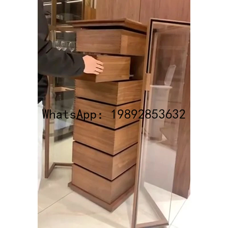 Italian Minimalist Seven-Drawer Cabinet Tempered Glass Solid Wood Wine Cabinet High-End Furniture Chest of Drawers
Italian Minimalist Seven-Drawer Cabinet Tempered Glass Solid Wood Wine Cabinet High-End Furniture Chest of Drawers