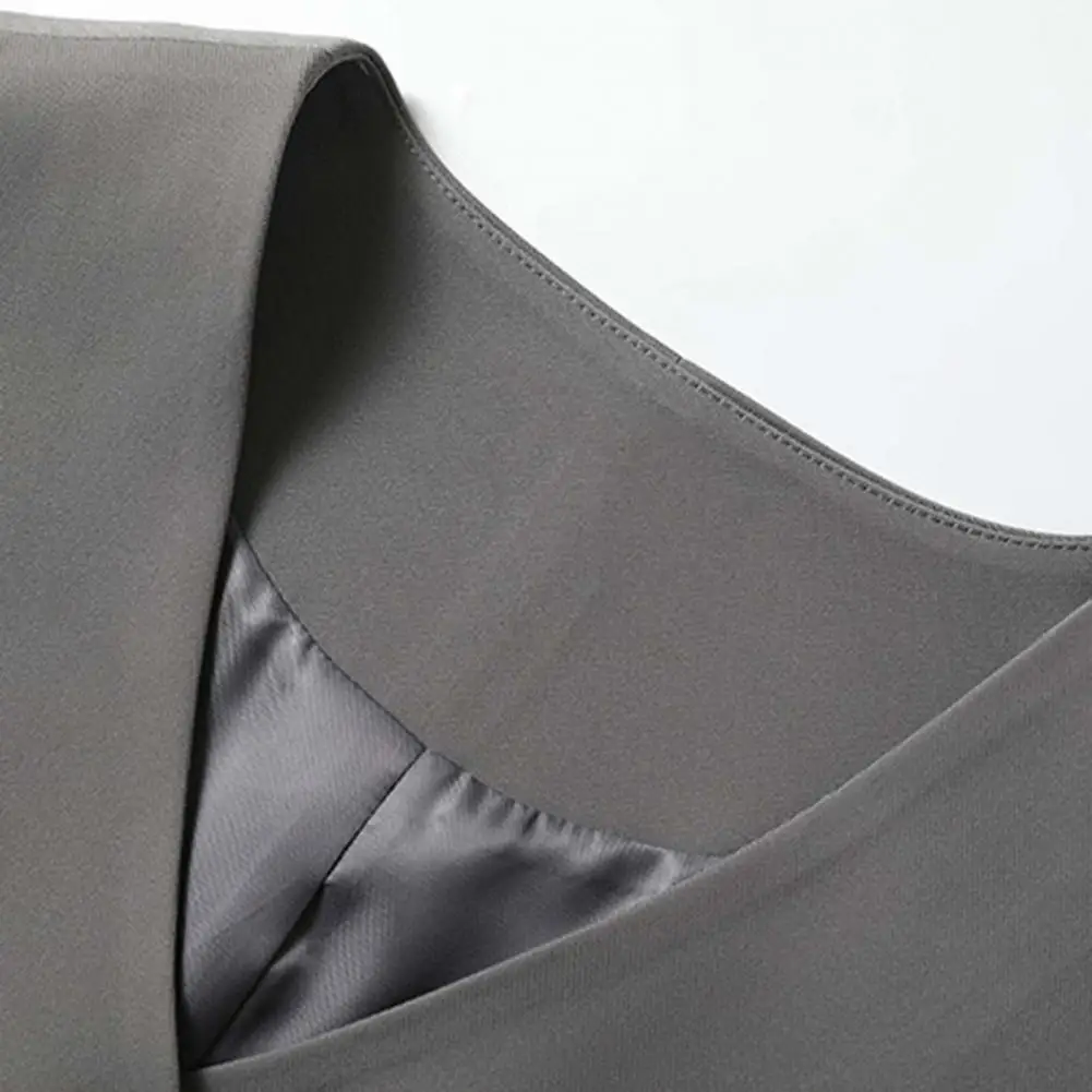 Solid Color Vest Elegant Women's Sleeveless V-neck Waistcoat Slim Fit Cardigan Suit Coat Formal Business Style Lady Vest Spring
Solid Color Vest Elegant Women's Sleeveless V-neck Waistcoat Slim Fit Cardigan Suit Coat Formal Business Style Lady Vest Spring