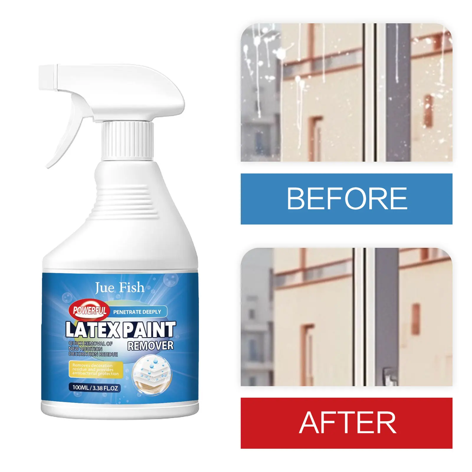 Latex Paint Cleaner Residue Removal Putty Powder Paint Spot Clean Quick Drying Glass Brightening Decoration Residual Detergent
Latex Paint Cleaner Residue Removal Putty Powder Paint Spot Clean Quick Drying Glass Brightening Decoration Residual Detergent
