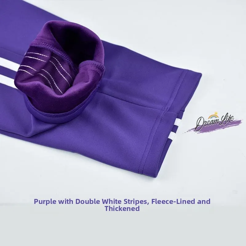 Thiened Fce School orm Pants Purple Single Bar Double Bar ex Middle School High School Students Long Trousers
Thiened Fce School orm Pants Purple Single Bar Double Bar ex Middle School High School Students Long Trousers