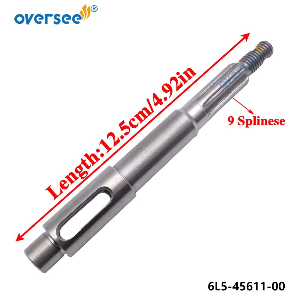 6L5-45611-00 Propeller Shaft Prop fit For Yamaha Outboard F 2.5HP 3HP 3A 2/4T Engine
6L5-45611-00 Propeller Shaft Prop fit For Yamaha Outboard F 2.5HP 3HP 3A 2/4T Engine