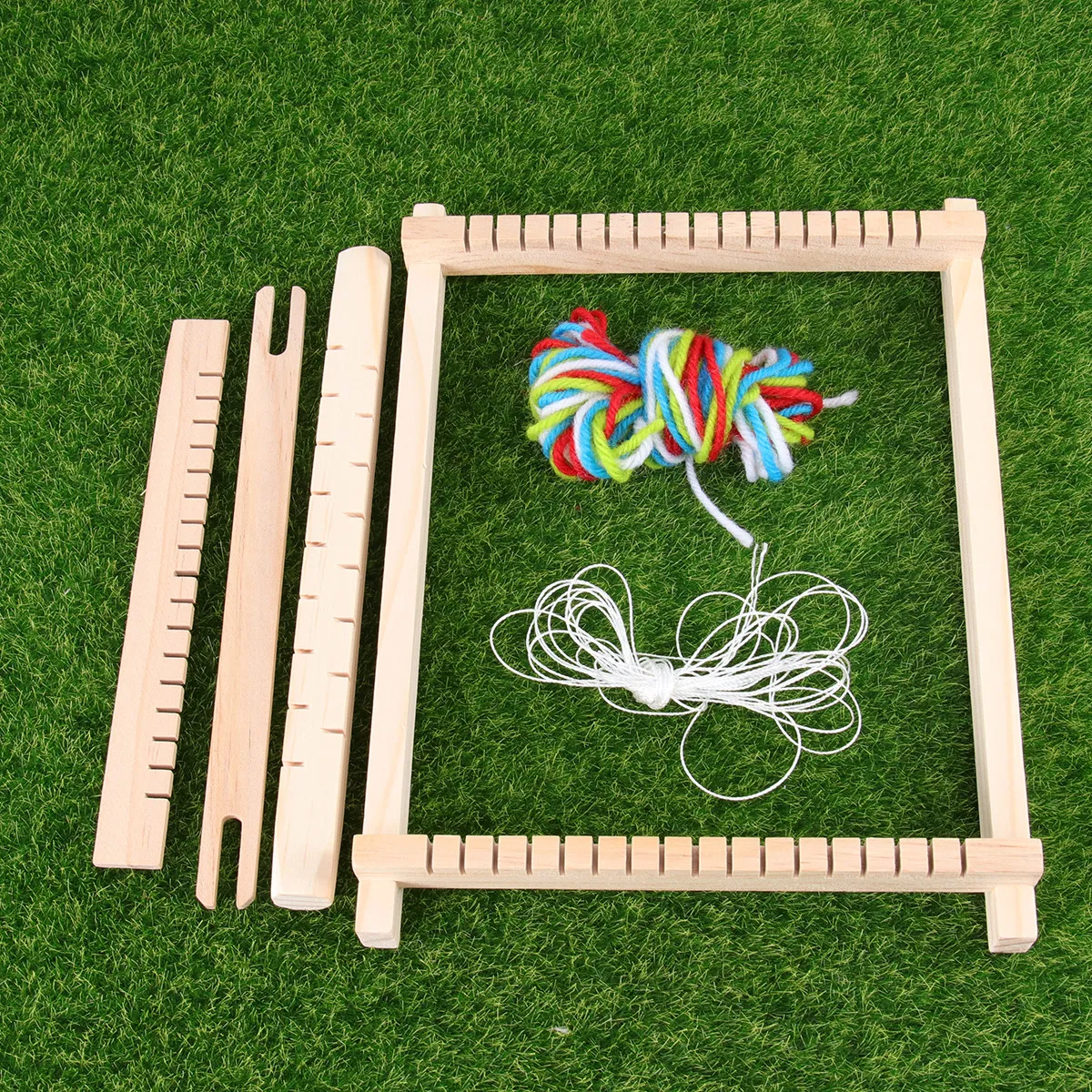 Wooden Loom Hand-Knitting Weaving Machine for Kids DIY Accessories Belt Scarf Creative Craft Tool Intellectual Development
Wooden Loom Hand-Knitting Weaving Machine for Kids DIY Accessories Belt Scarf Creative Craft Tool Intellectual Development