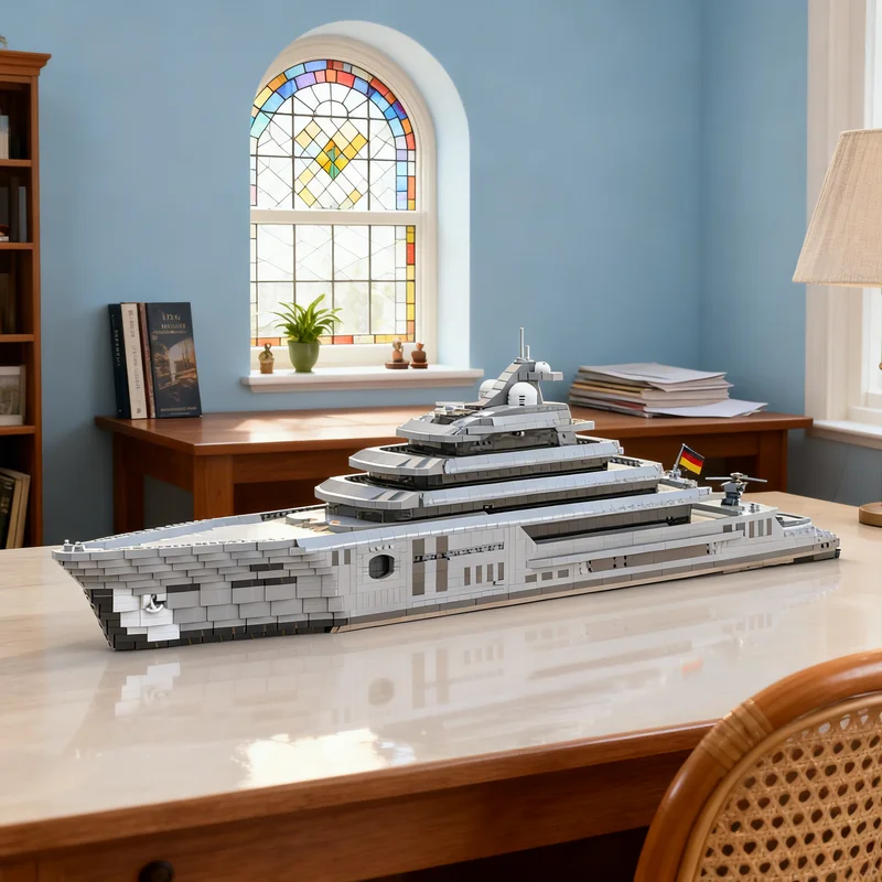 5671 деталь MOC: Яхта SUPREMACY — коллекционная модель для сборки, креативный подарок, декор для демонстрации, премиум-класс
5671 деталь MOC: Яхта SUPREMACY — коллекционная модель для сборки, креативный подарок, декор для демонстрации, премиум-класс