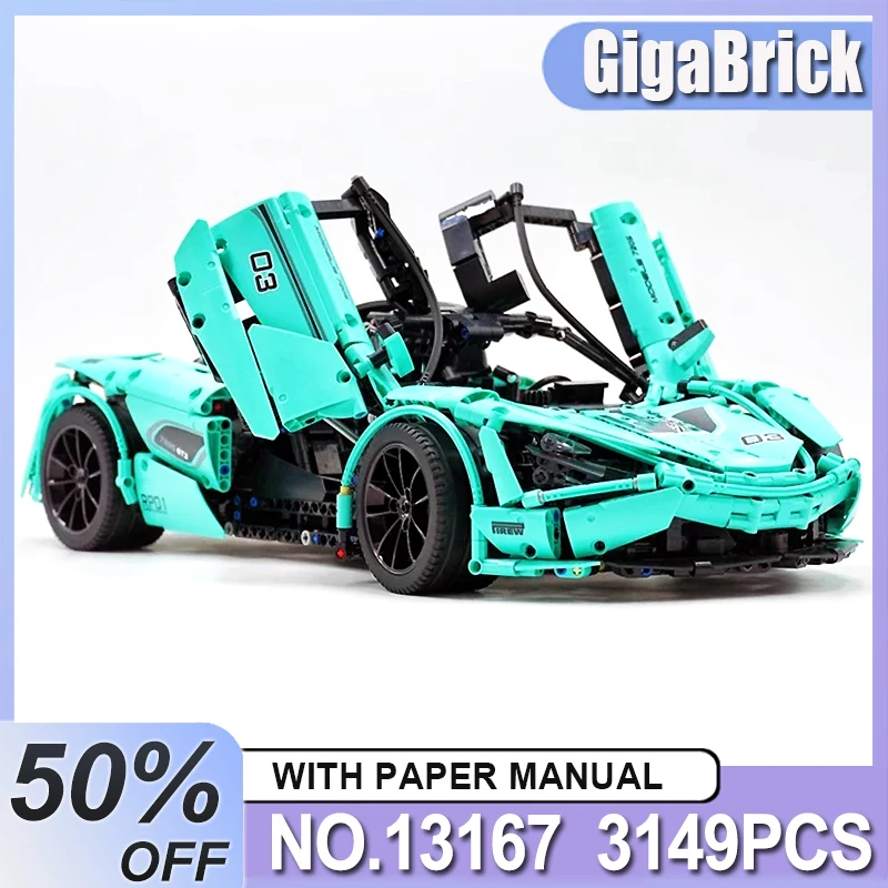 MOLD KING 13167 1:8 High-Tech Power Champions 720S Гоночный автомобиль Строительные кирпичи Блоки Игрушки Сборка Рождественский подарок для детей и взрослых
MOLD KING 13167 1:8 High-Tech Power Champions 720S Гоночный автомобиль Строительные кирпичи Блоки Игрушки Сборка Рождественский подарок для детей и взрослых