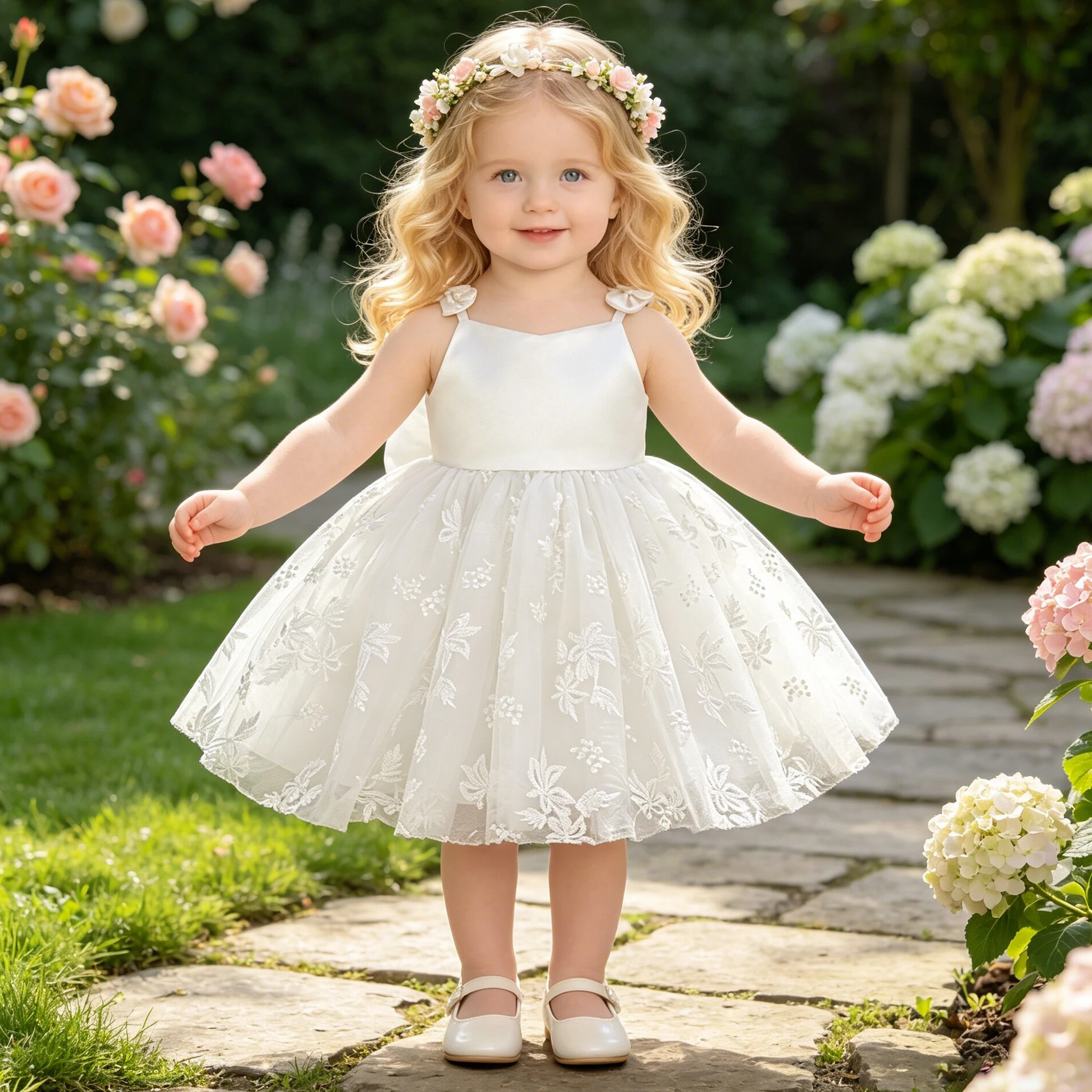 Toddler Baptism Party Girl Dress Baby Big Bow Lace White Wedding Bridesmaids Princess Prom Gown Embroidery Girls Evening Dresses
Toddler Baptism Party Girl Dress Baby Big Bow Lace White Wedding Bridesmaids Princess Prom Gown Embroidery Girls Evening Dresses