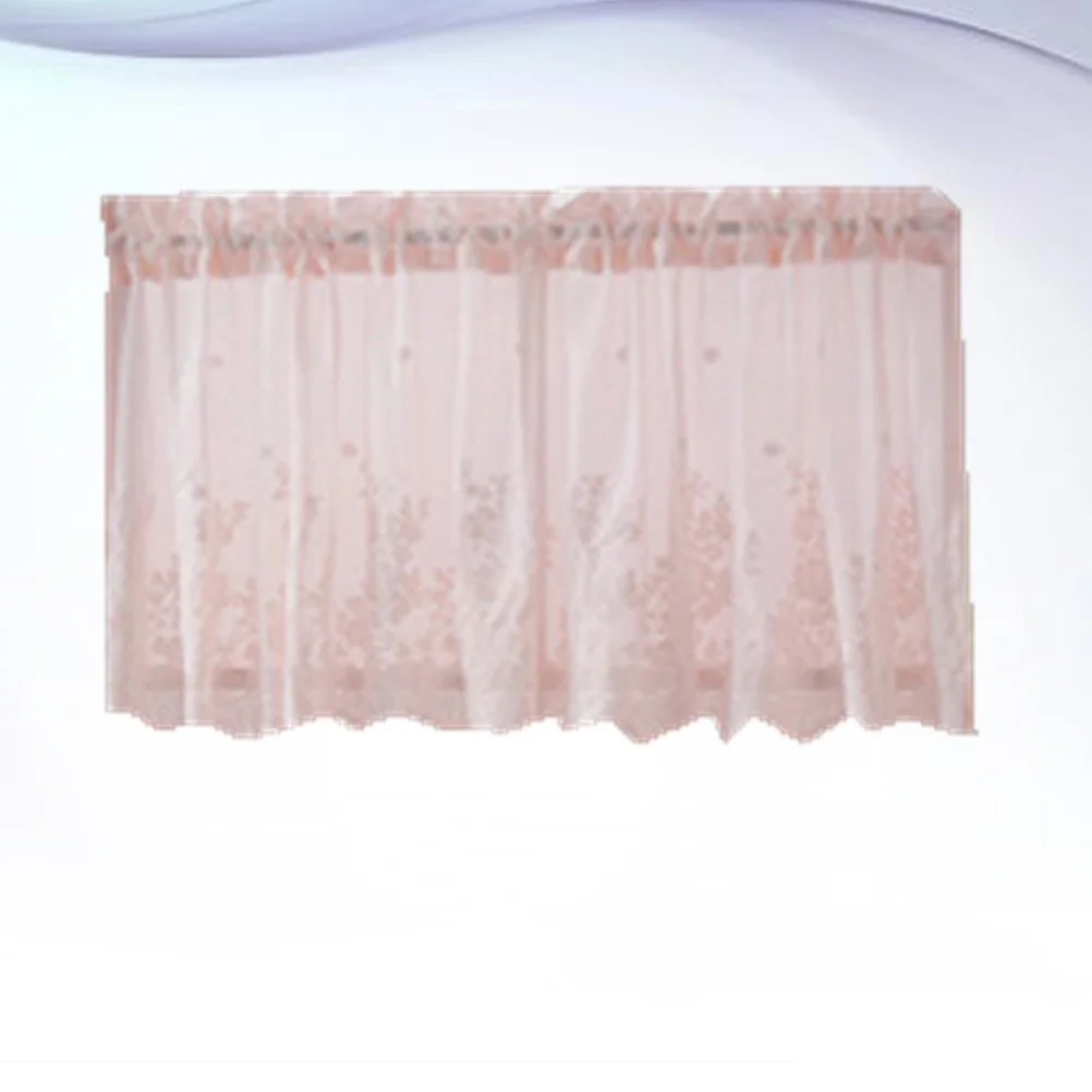 Short Lace Half Curtain Pink 137x61cm Window Decorative Shade Curtain Sun Proof Soft Ventilated for Kitchen Balcony Bedroom
Short Lace Half Curtain Pink 137x61cm Window Decorative Shade Curtain Sun Proof Soft Ventilated for Kitchen Balcony Bedroom