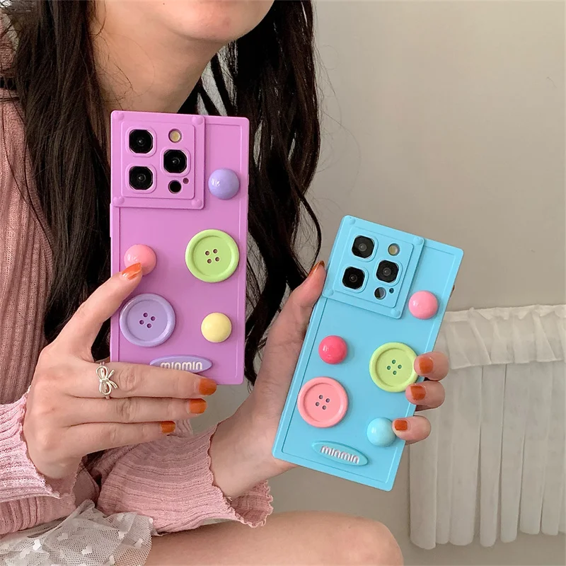 Cute dopamine candy-colored button Case for iPhone 16pro, 15Promax, 11, 12pro, 13, 14pro, soft, fall protection case
Cute dopamine candy-colored button Case for iPhone 16pro, 15Promax, 11, 12pro, 13, 14pro, soft, fall protection case