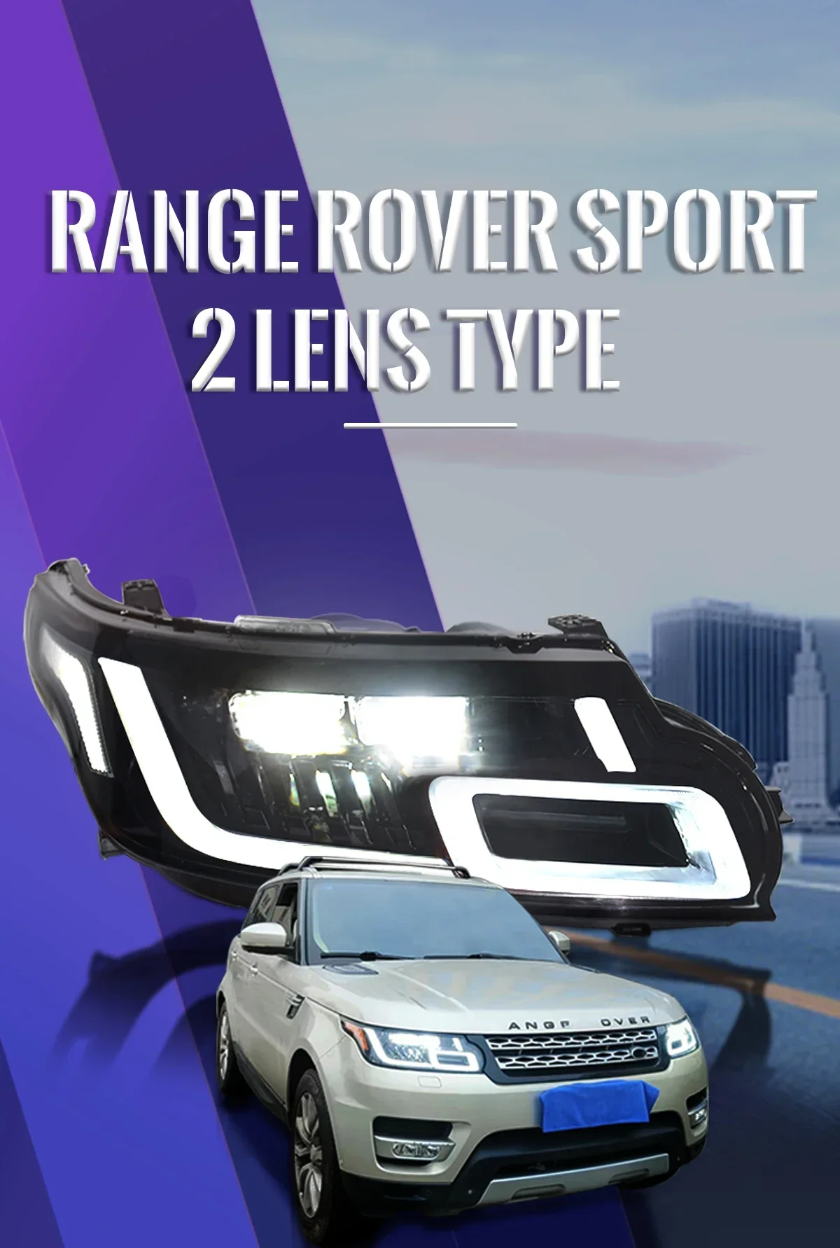Sport L494 Upgrade Headlight For Range Rover Sport L494 2014-2017 Plug And Play 2018 Style LED Headlight Headlamp
Sport L494 Upgrade Headlight For Range Rover Sport L494 2014-2017 Plug And Play 2018 Style LED Headlight Headlamp