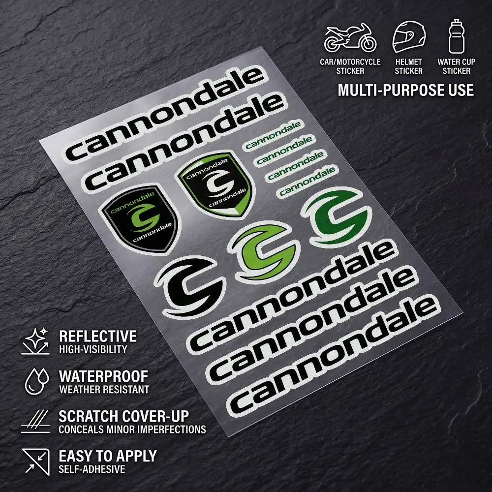 FOR Cannondale Universal Multi-Purpose Reflective Waterproof Stickers Scratch Conceal For Auto Bike Helmet Mug Fridge Decoration
FOR Cannondale Universal Multi-Purpose Reflective Waterproof Stickers Scratch Conceal For Auto Bike Helmet Mug Fridge Decoration