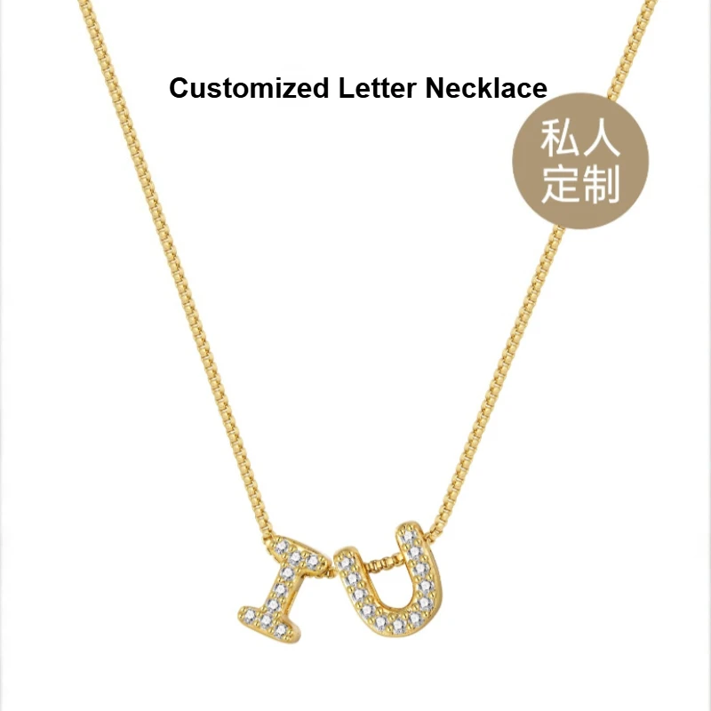 HQ 2025 Новые мини-ожерелья с буквами для женщин, цепочка с бриллиантами на заказ, колье высокого качества, роскошное ожерелье, ювелирные аксессуары
HQ 2025 Новые мини-ожерелья с буквами для женщин, цепочка с бриллиантами на заказ, колье высокого качества, роскошное ожерелье, ювелирные аксессуары