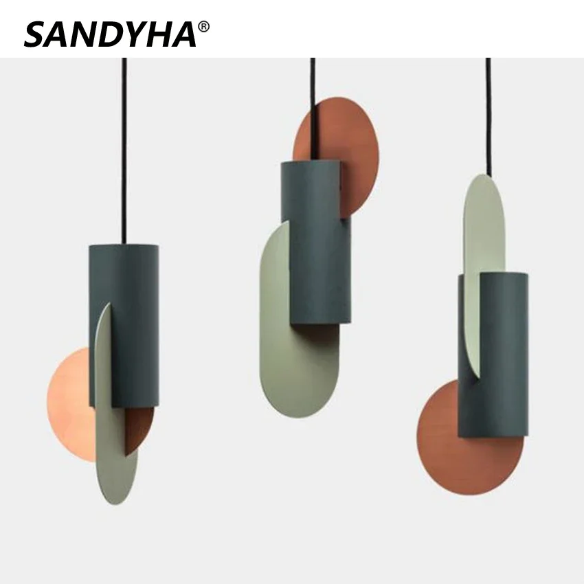 SANDYHA Modern LED Pendant Lights Designer Creative Splicing Iron Hanging Lamp for Dining Bedroom Home Indoor Decor Chandeliers
SANDYHA Modern LED Pendant Lights Designer Creative Splicing Iron Hanging Lamp for Dining Bedroom Home Indoor Decor Chandeliers