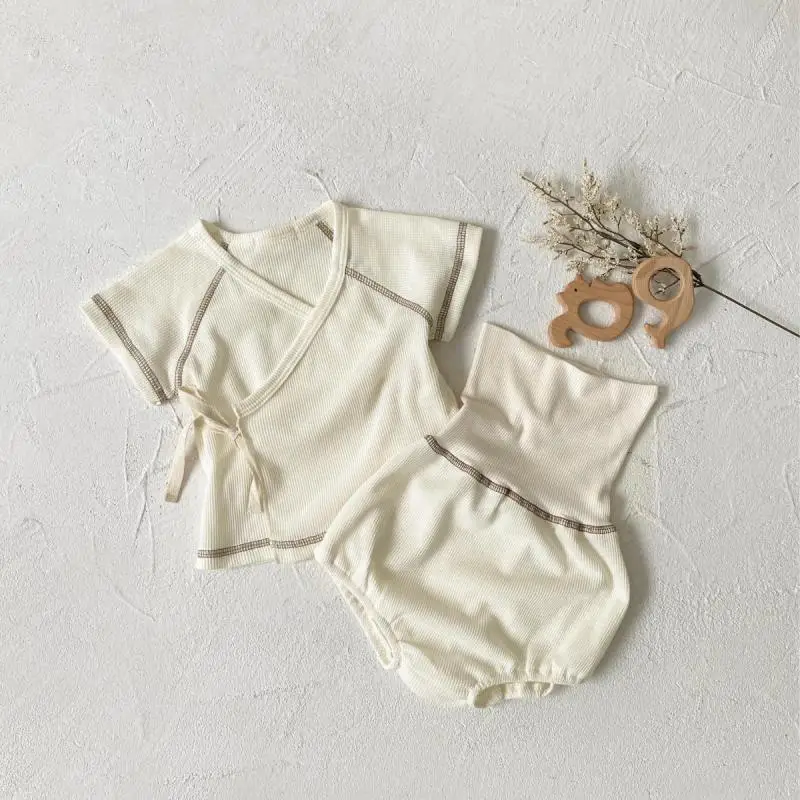 2026 Summer New Baby Short Sleeve Clothes Set Infant Girl Solid Tops + High Waisted Shorts 2pcs Suit Toddler Boys Waffle Outfits
2026 Summer New Baby Short Sleeve Clothes Set Infant Girl Solid Tops + High Waisted Shorts 2pcs Suit Toddler Boys Waffle Outfits