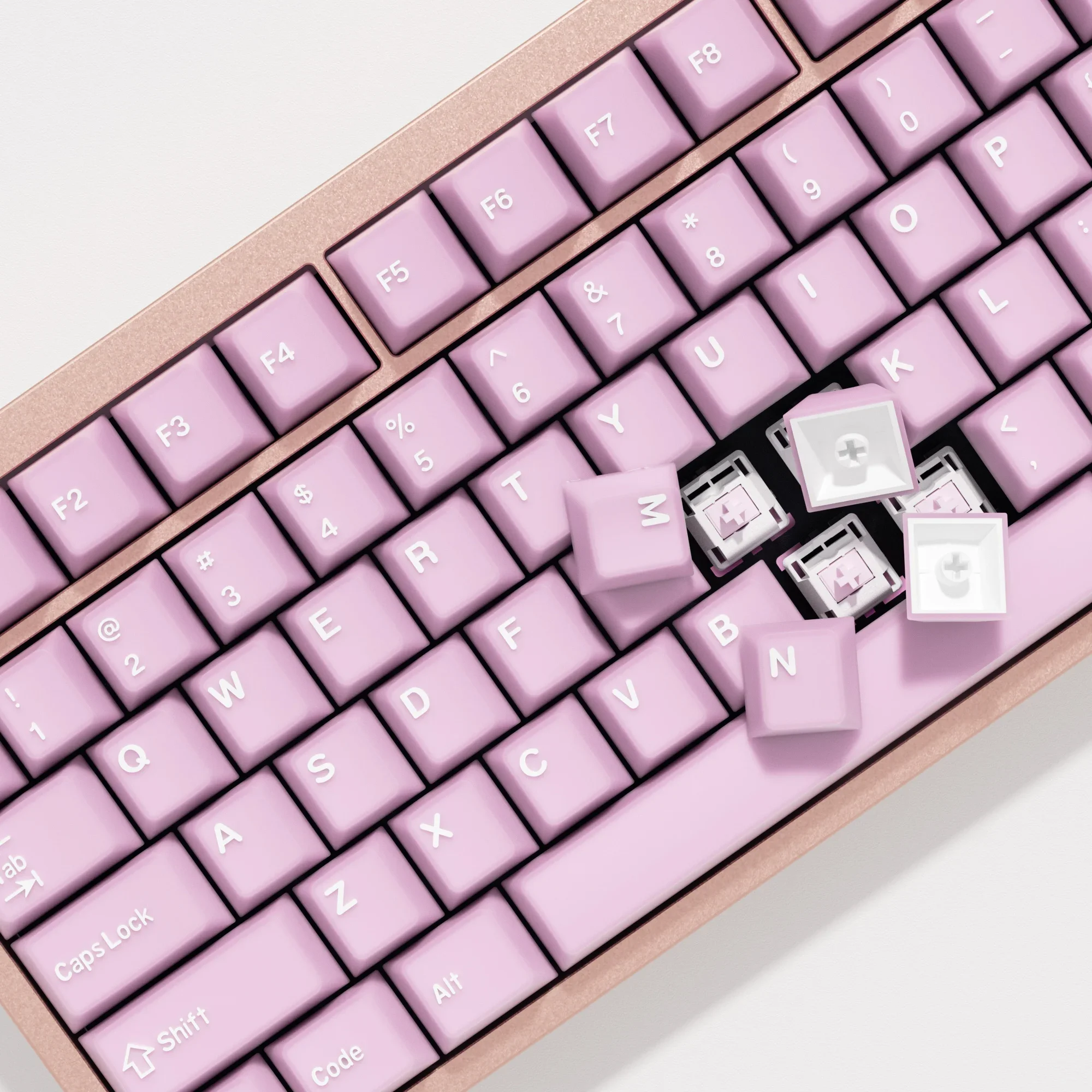 KBDiy 174-клавишный набор колпачков Cherry Profile из розового нефрита для механической игровой клавиатуры PBT Double Shot Keycap Custom ISO для aula F87 F108 F99 Pro ACE60 ACE68 RAINY75 AK74 gx87 crush80 raven68 mad 6
KBDiy 174-клавишный набор колпачков Cherry Profile из розового нефрита для механической игровой клавиатуры PBT Double Shot Keycap Custom ISO для aula F87 F108 F99 Pro ACE60 ACE68 RAINY75 AK74 gx87 crush80 raven68 mad 6