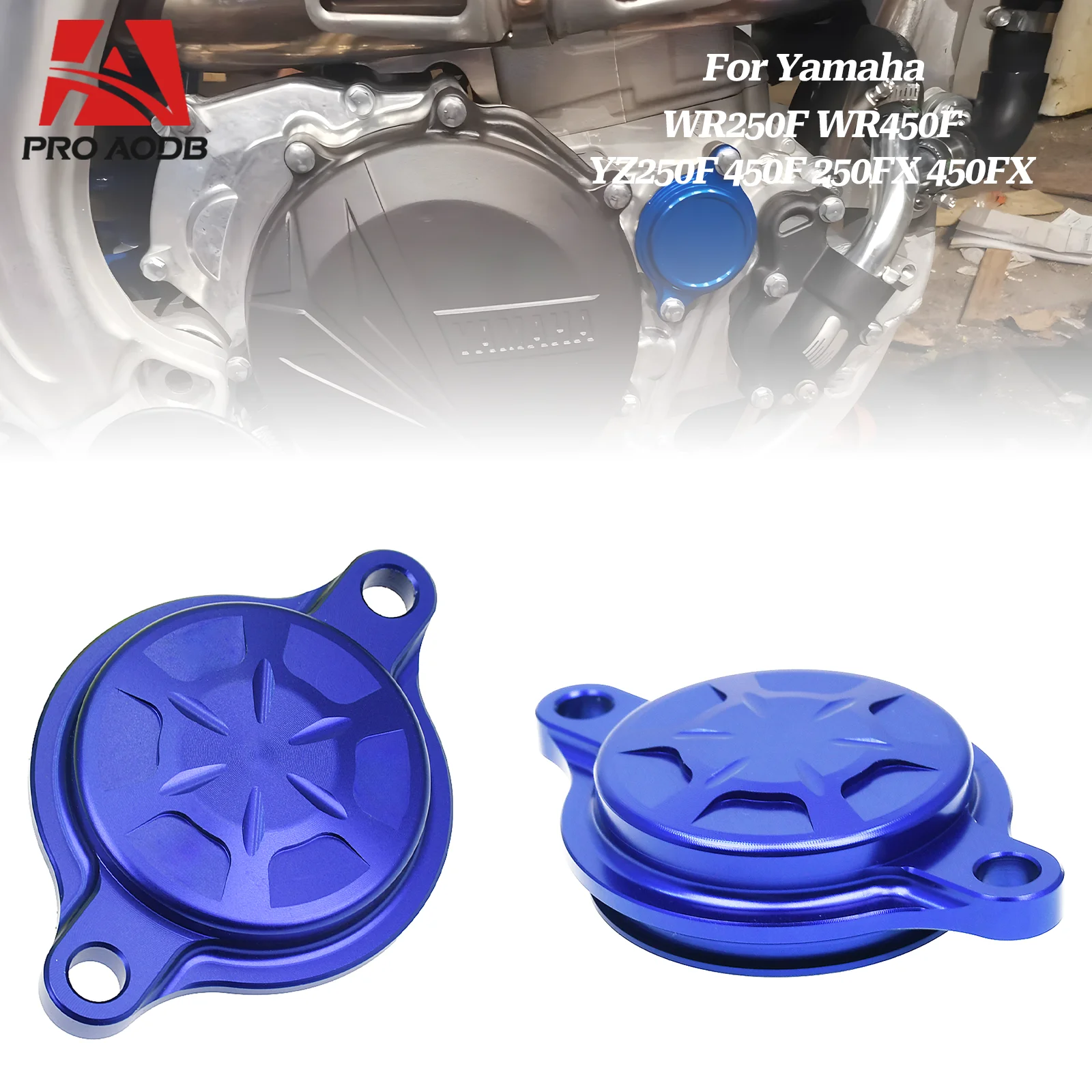 Motorcycle CNC Oil Filter Cover Cap For Yamaha YZ250F YZ450F YZ250FX YZ450FX YZ450FX WR450F 2010-2016 2017 2018 2019 2020
Motorcycle CNC Oil Filter Cover Cap For Yamaha YZ250F YZ450F YZ250FX YZ450FX YZ450FX WR450F 2010-2016 2017 2018 2019 2020