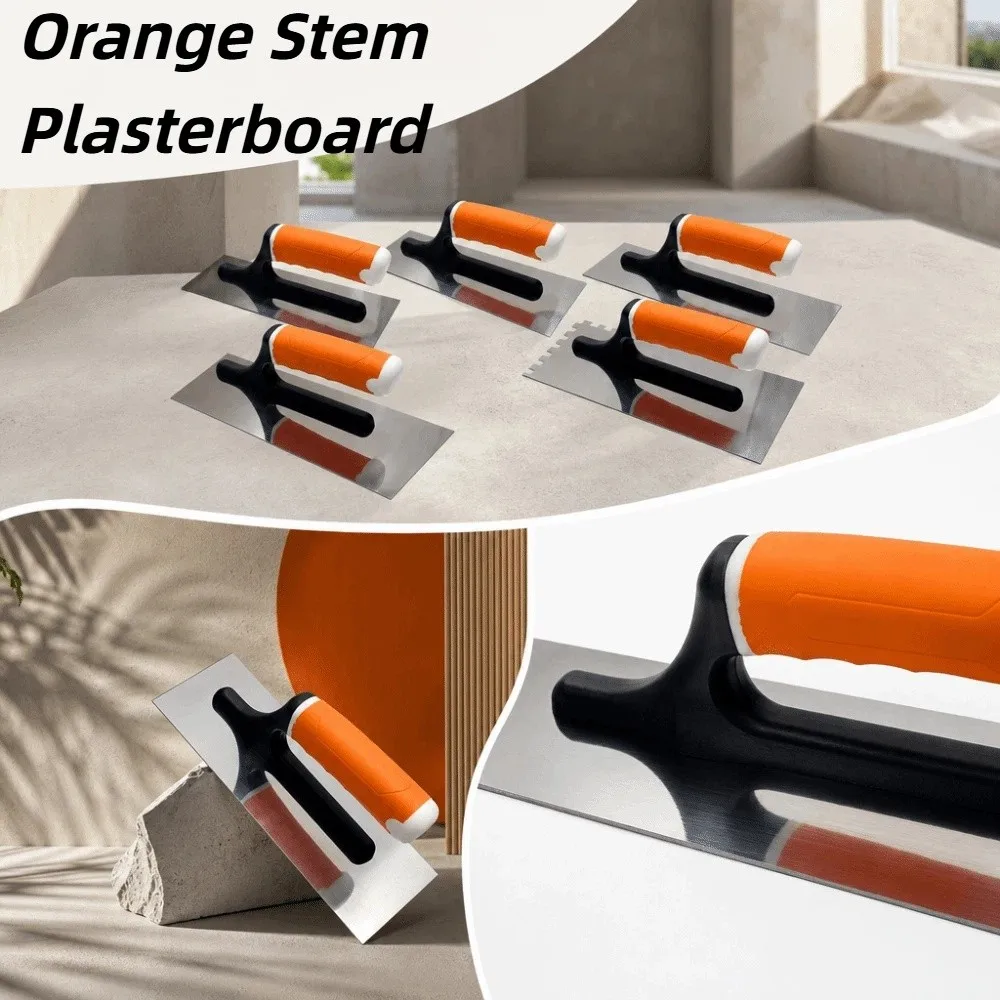 Orange Grip Cement Trowel Serrated Notched Stainless Steel Blade Tile Laying Tool Sturdy Build Comfortable Grip
Orange Grip Cement Trowel Serrated Notched Stainless Steel Blade Tile Laying Tool Sturdy Build Comfortable Grip
