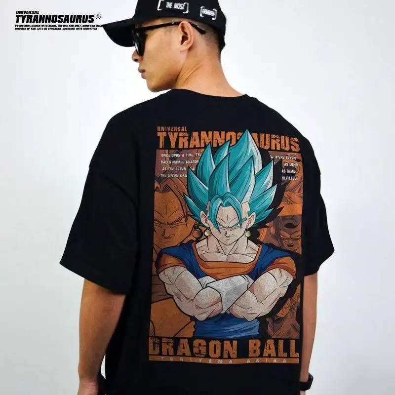 Dragon Ball Sports GYM Super Saiya Hip Hop Sports Fitness Casual Summer Loose Men's T-shirt Top Girls T-shirt Couple
Dragon Ball Sports GYM Super Saiya Hip Hop Sports Fitness Casual Summer Loose Men's T-shirt Top Girls T-shirt Couple