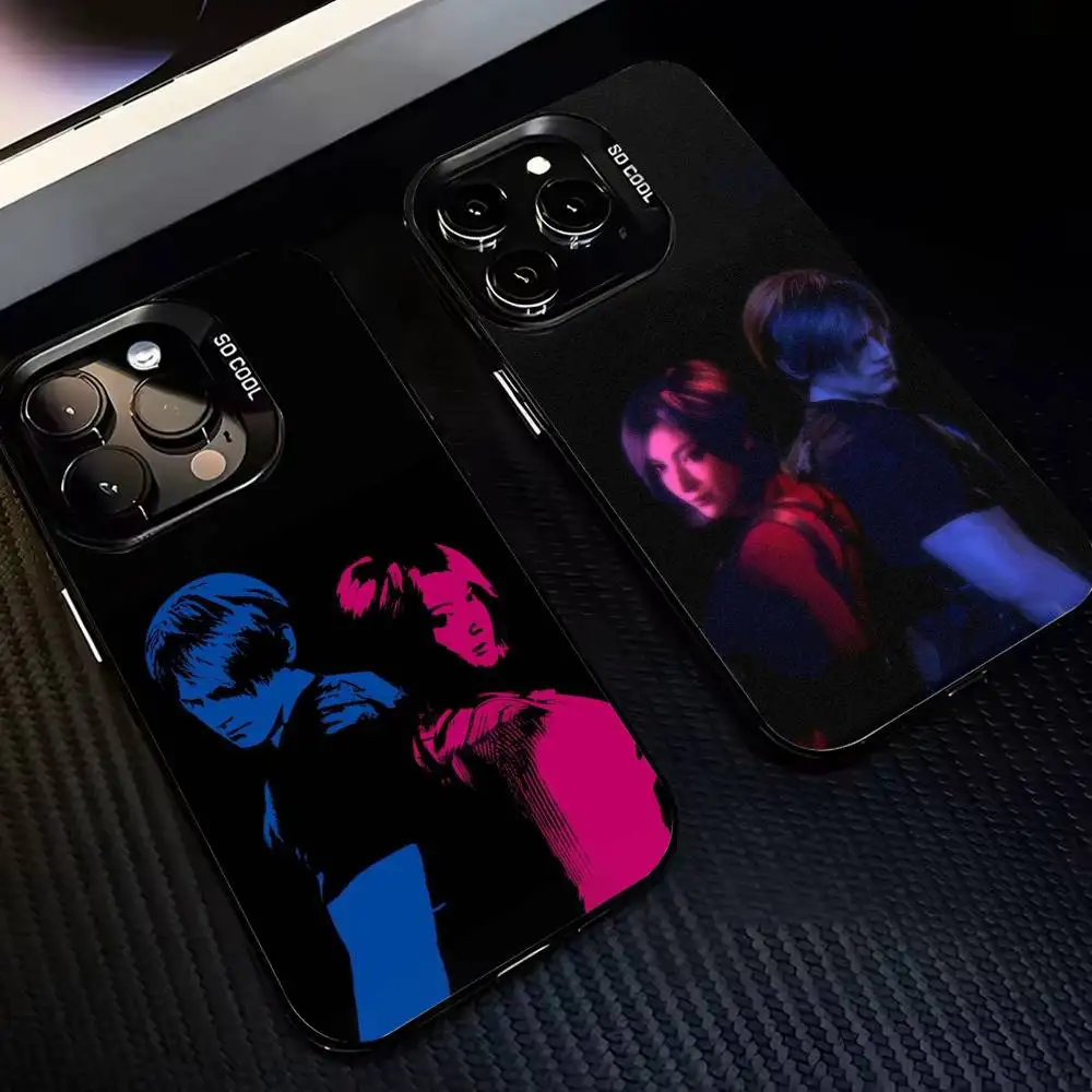 Resident A-Ada Wong and leon E-Evils Phone Case For iPhone17 16 15 14 13 12 Pro Max Grey Black Matte Laser Metallic Aurora Funda
Resident A-Ada Wong and leon E-Evils Phone Case For iPhone17 16 15 14 13 12 Pro Max Grey Black Matte Laser Metallic Aurora Funda
