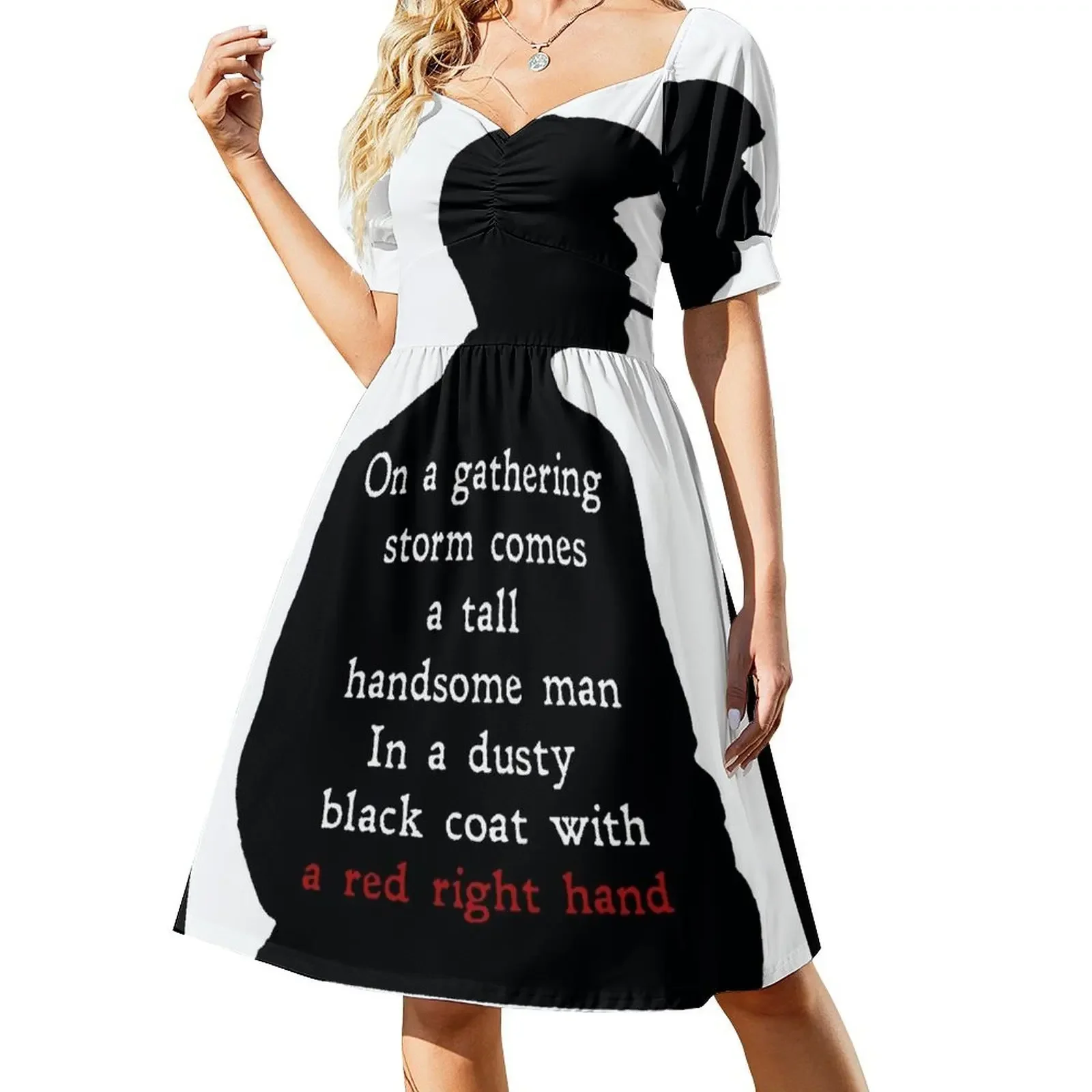Red Right Hand Short-Sleeved Dress Woman fashion Summer women's clothing Prom gown Dress
Red Right Hand Short-Sleeved Dress Woman fashion Summer women's clothing Prom gown Dress