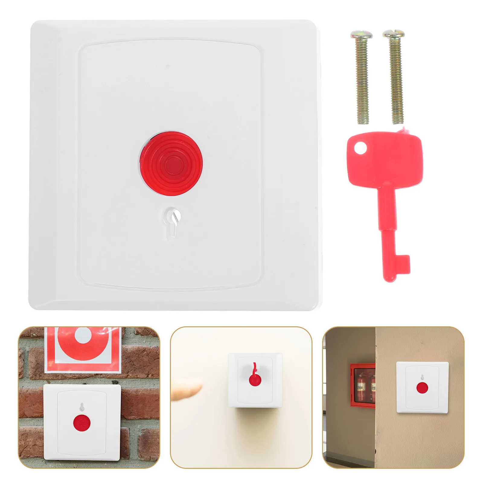 1Set Emergency Button Manual Alarm Reset Key for Wall Mount Emergency Call Help Button Faster Response Reset Key for Home
1Set Emergency Button Manual Alarm Reset Key for Wall Mount Emergency Call Help Button Faster Response Reset Key for Home