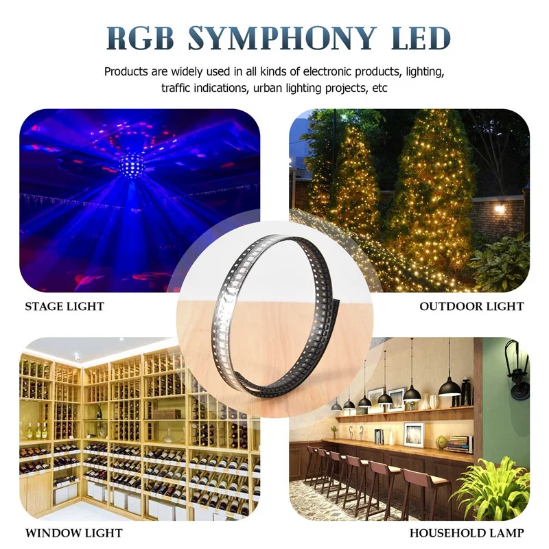100PCS SK6812 MINI-E RGB (Similar WS2812B) SK6812 3228 SMD Pixels LED Chip Individually Addressable Full Color DC 5V
100PCS SK6812 MINI-E RGB (Similar WS2812B) SK6812 3228 SMD Pixels LED Chip Individually Addressable Full Color DC 5V