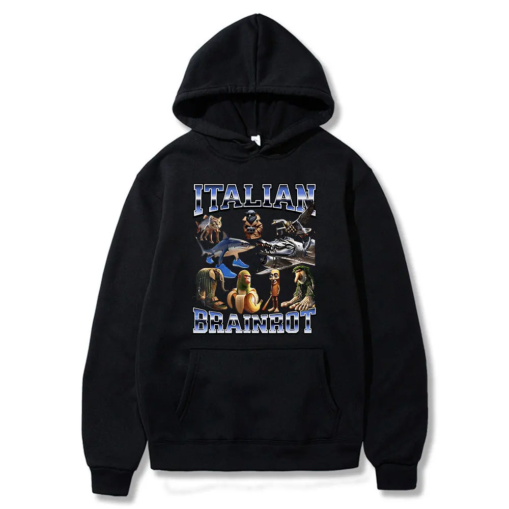 Italian Brainrot Funny Meme Hoodie Tralalero Tralala Tung Tung Tung Sahur Bombardiro Crocodilo Brr Brr Patapim Hooded Sweatshirt
Italian Brainrot Funny Meme Hoodie Tralalero Tralala Tung Tung Tung Sahur Bombardiro Crocodilo Brr Brr Patapim Hooded Sweatshirt