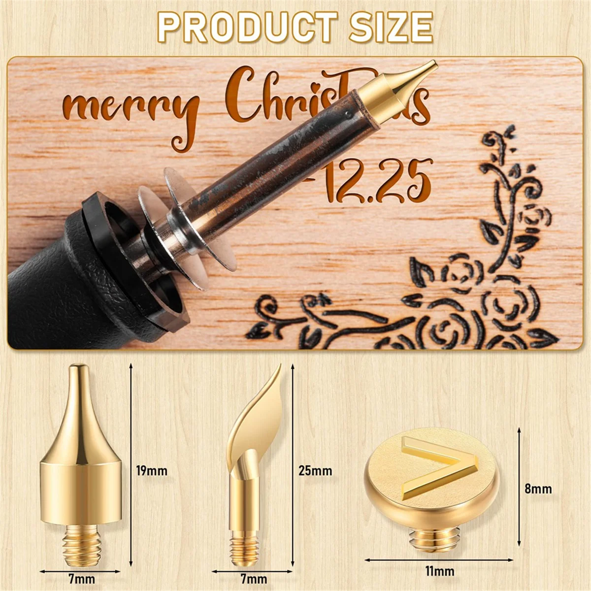 56 Pieces Wood Burning Tip Letter Wood Burning Tip Set Including Alphabet Number Symbol EU Plug
56 Pieces Wood Burning Tip Letter Wood Burning Tip Set Including Alphabet Number Symbol EU Plug