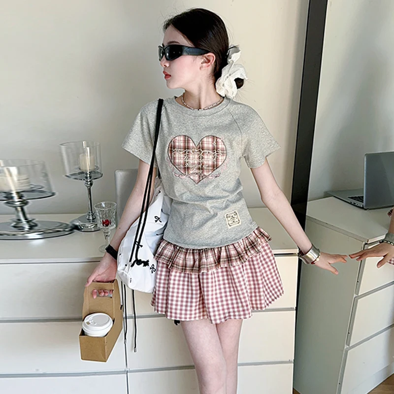 Girls Clothes Set Kids Tee+Skirt Suits Child 2-Pieces Of Short-Sleeve Top & Mini Skirt Bottom Toddle Casual Dress Set Size 4-14Y
Girls Clothes Set Kids Tee+Skirt Suits Child 2-Pieces Of Short-Sleeve Top & Mini Skirt Bottom Toddle Casual Dress Set Size 4-14Y