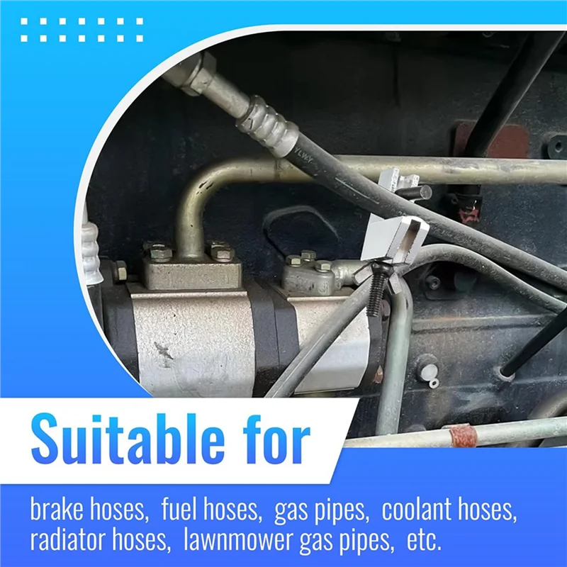 ABZC-Brake Line Clamp, 12 Pcs Hose Pinch Clamp Pliers, Metal Brake Line Clamp Suitable For Flexible Hoses Fuel Hoses
ABZC-Brake Line Clamp, 12 Pcs Hose Pinch Clamp Pliers, Metal Brake Line Clamp Suitable For Flexible Hoses Fuel Hoses
