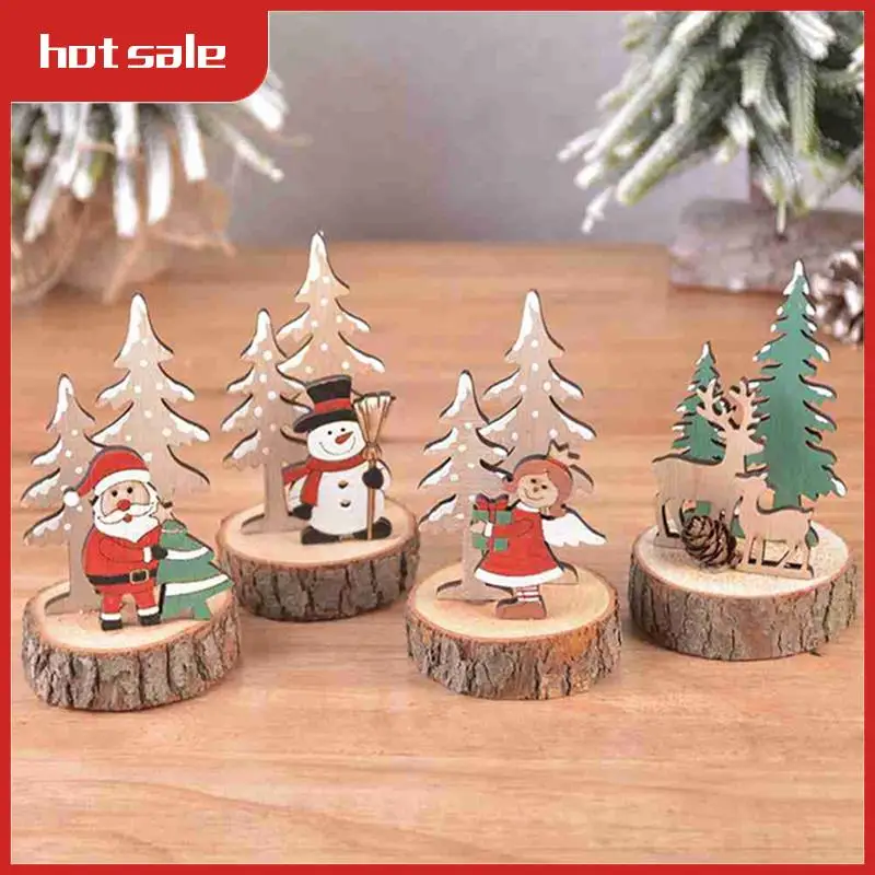 A33R-4PCS Desktop Wooden Christmas Tree Santa Claussnowman Angel Decoration Wood Signs Plaque For New Year Kids Gift
A33R-4PCS Desktop Wooden Christmas Tree Santa Claussnowman Angel Decoration Wood Signs Plaque For New Year Kids Gift