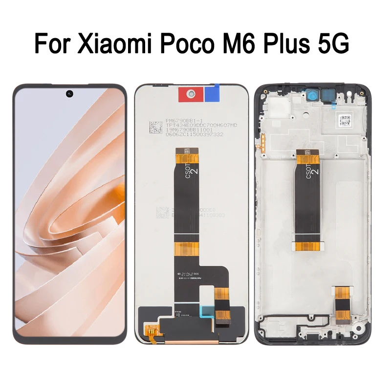 6.79-inch LCD Screen For Xiaomi Poco M6 Plus 5G Phone LCD Display & Touch Screen Digitizer, Repair Replacement Part
6.79-inch LCD Screen For Xiaomi Poco M6 Plus 5G Phone LCD Display & Touch Screen Digitizer, Repair Replacement Part