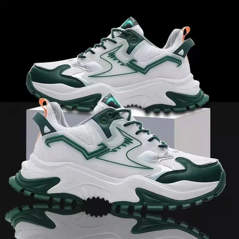 Autumn Men's Casual Sneakers Fashion Front Lace-up Low-top Clunky Sneaker Breathable Soft Sole Running Shoes for Men
Autumn Men's Casual Sneakers Fashion Front Lace-up Low-top Clunky Sneaker Breathable Soft Sole Running Shoes for Men