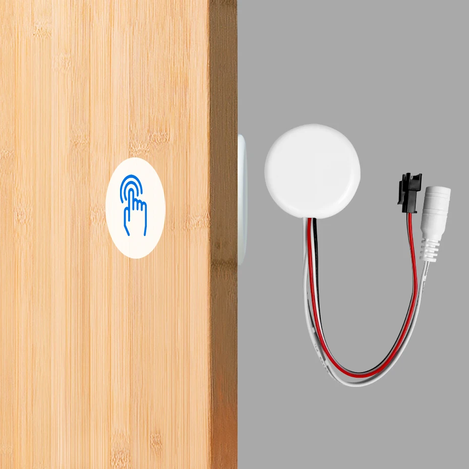 DC12V/24V Hidden Touch Sensor Switch for LED light Penetrable 25mm Touch Stepless Dimming/PIR Motion Switch with Dupont Line
DC12V/24V Hidden Touch Sensor Switch for LED light Penetrable 25mm Touch Stepless Dimming/PIR Motion Switch with Dupont Line