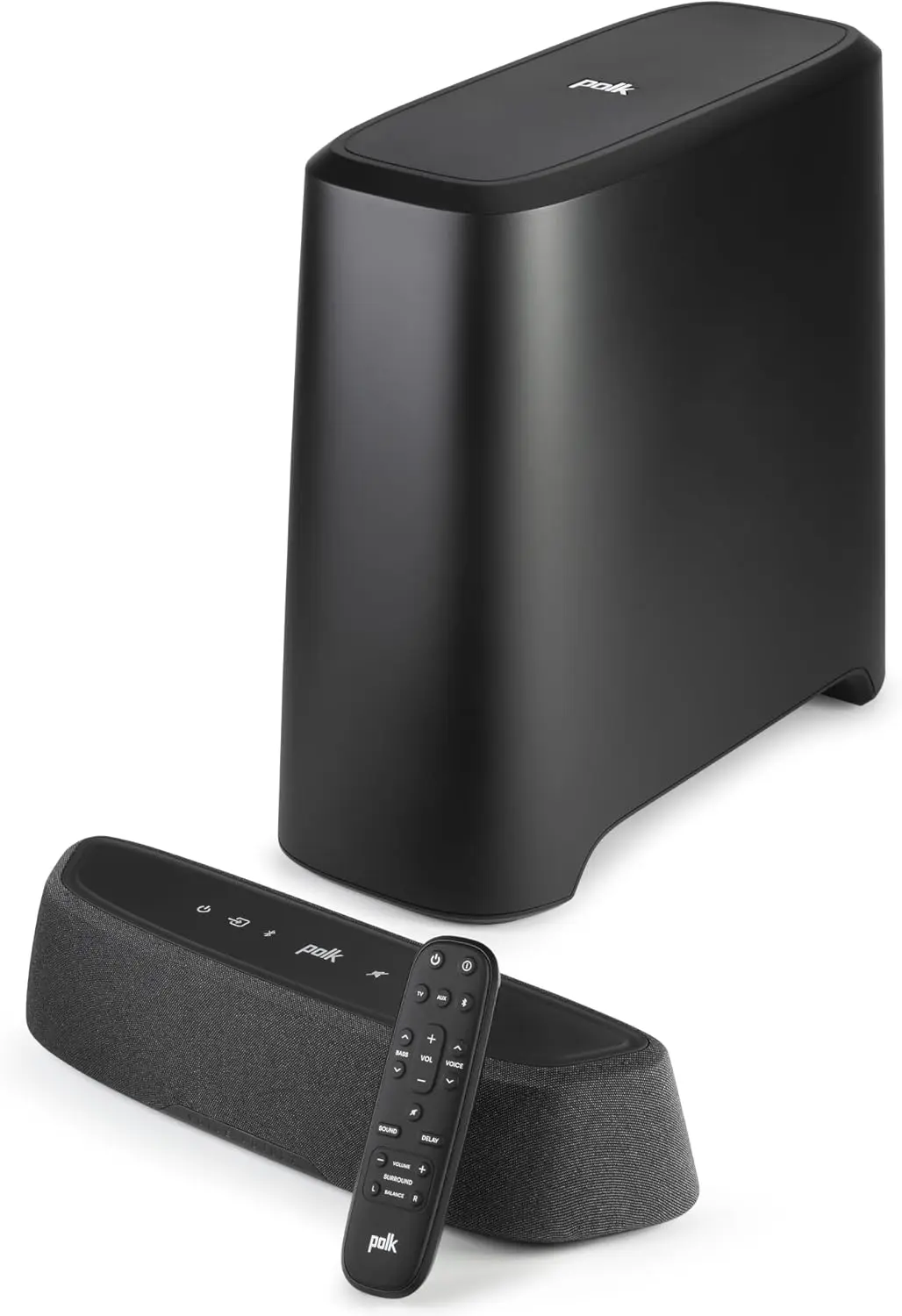 MagniFi Mini AX Sound Bar for TV with Wireless Subwoofer Dolby Atmos and DTS X Certified Polk s patented VoiceAdjust SDA
MagniFi Mini AX Sound Bar for TV with Wireless Subwoofer Dolby Atmos and DTS X Certified Polk s patented VoiceAdjust SDA