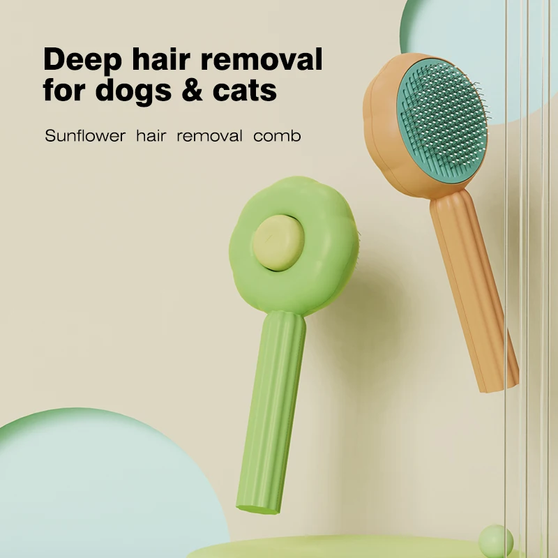 Pet Hair Removal Brush Cats Dogs Comb Self Cleaning Grooming Tools Massage Needle Cat Shedding Brushs Pets Products Accessories
Pet Hair Removal Brush Cats Dogs Comb Self Cleaning Grooming Tools Massage Needle Cat Shedding Brushs Pets Products Accessories