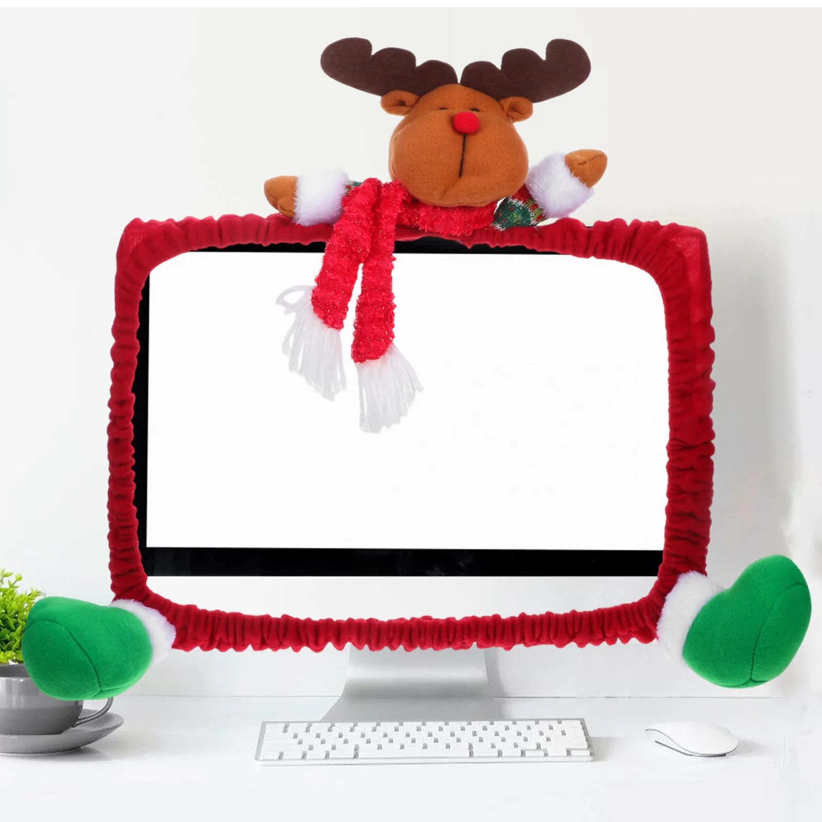 Computer Screen Decoration Cover For 25-35 Inch Monitor Xmas Festive Ornament Cartoon Display Protector Holiday Party
Computer Screen Decoration Cover For 25-35 Inch Monitor Xmas Festive Ornament Cartoon Display Protector Holiday Party