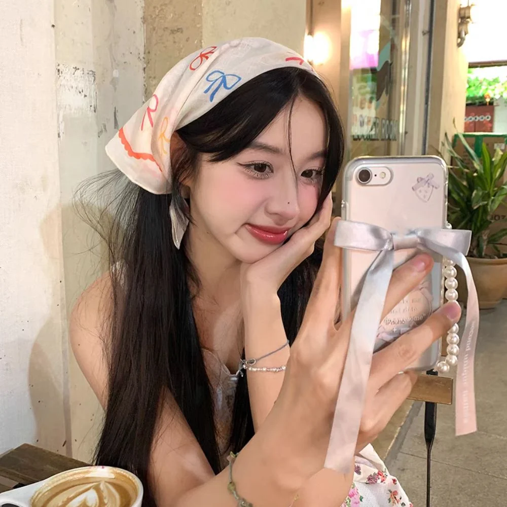 Fairy Korean Sweet Bowknot Turban Elegant Thin Triangular Hair Band Colorful Headband Headscarf Girls
Fairy Korean Sweet Bowknot Turban Elegant Thin Triangular Hair Band Colorful Headband Headscarf Girls