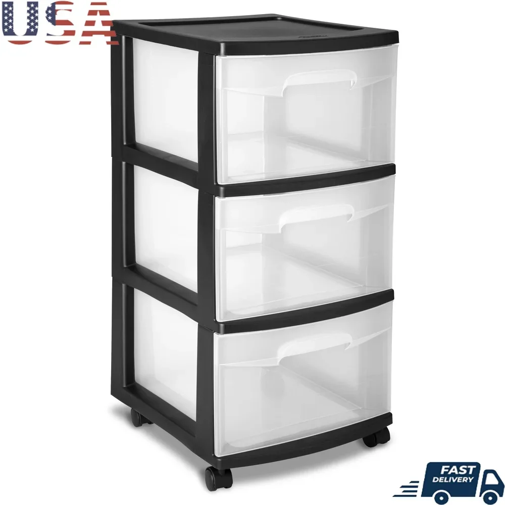 3 Drawer Plastic Storage Cart with Clear Drawers Home Office Bedroom Bathroom Nursery Craft Rooms Rolling Organizer
3 Drawer Plastic Storage Cart with Clear Drawers Home Office Bedroom Bathroom Nursery Craft Rooms Rolling Organizer