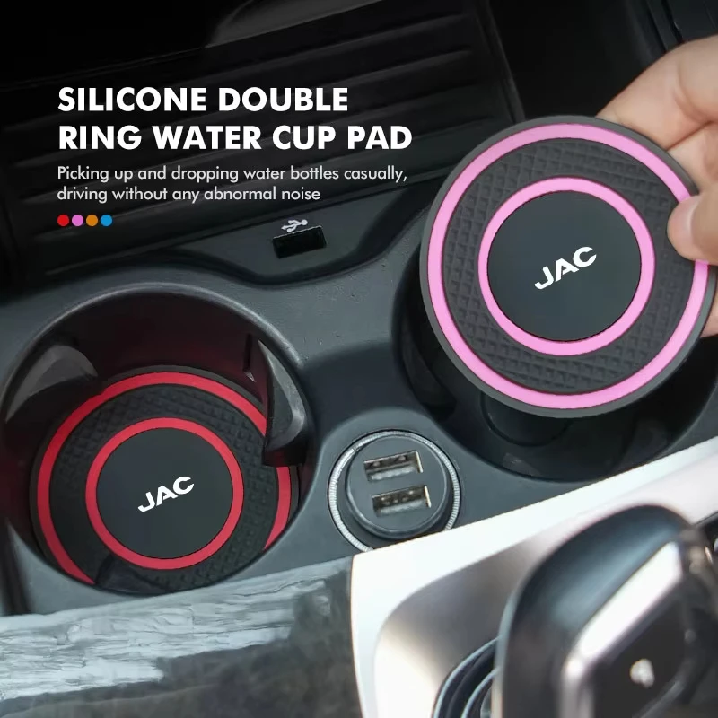 2Pcs Silicone Anti Slip Car Cup Holder Coaster Water Cup Pad Fit JAC S2 S3 S5 T8 Refine J4 J5 J6 J7 Interior Accessories
2Pcs Silicone Anti Slip Car Cup Holder Coaster Water Cup Pad Fit JAC S2 S3 S5 T8 Refine J4 J5 J6 J7 Interior Accessories