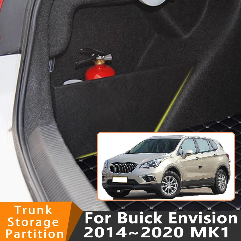 Автомобильные аксессуары для Buick Envision 2014 ~ 2020 MK1, автомобильный органайзер, утолщенная боковая перегородка багажника, детали внутреннего ящика для хранения багажника
Автомобильные аксессуары для Buick Envision 2014 ~ 2020 MK1, автомобильный органайзер, утолщенная боковая перегородка багажника, детали внутреннего ящика для хранения багажника