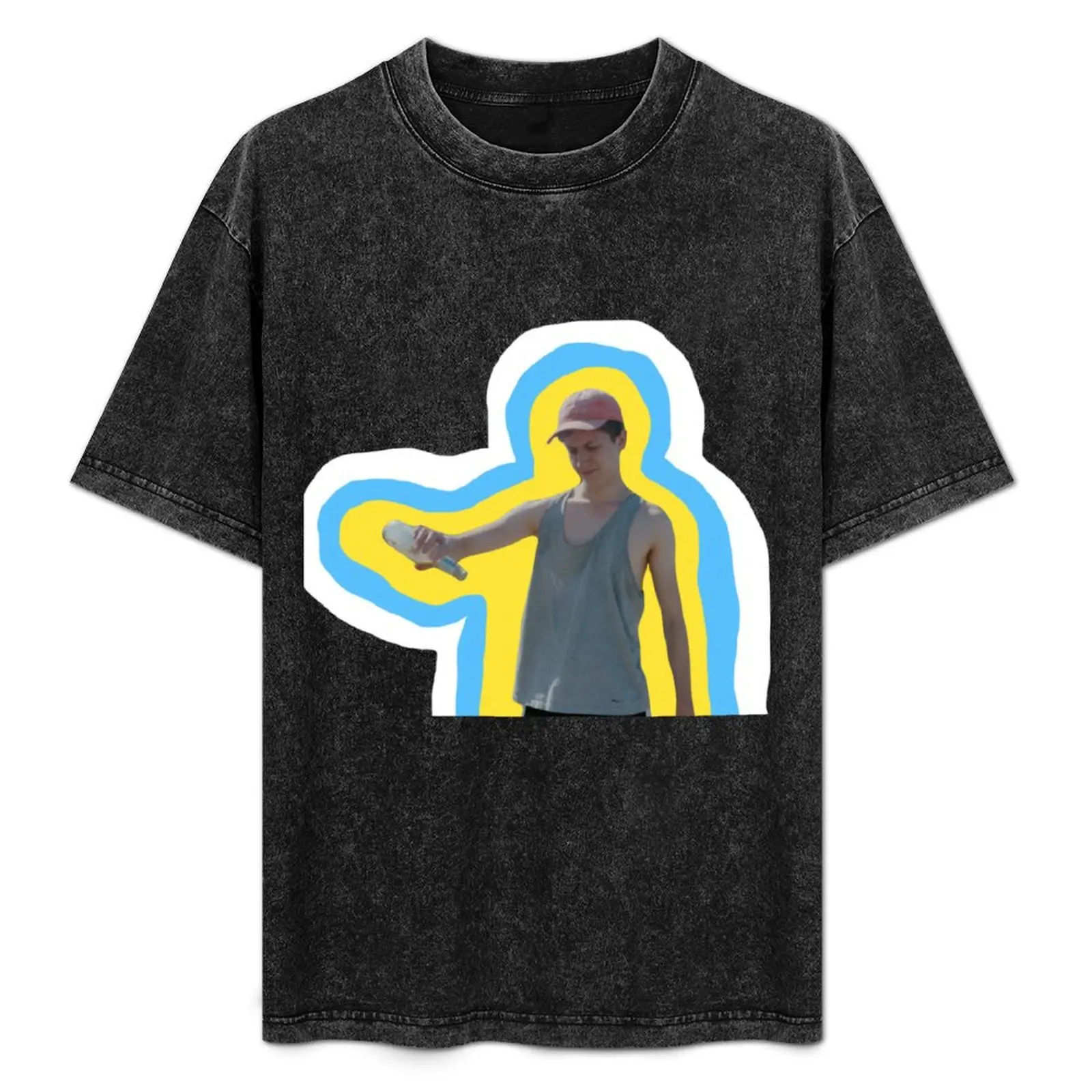 Evan With Bottle T-Shirt Casual All Match Short Sleeve T-Shirt
Evan With Bottle T-Shirt Casual All Match Short Sleeve T-Shirt