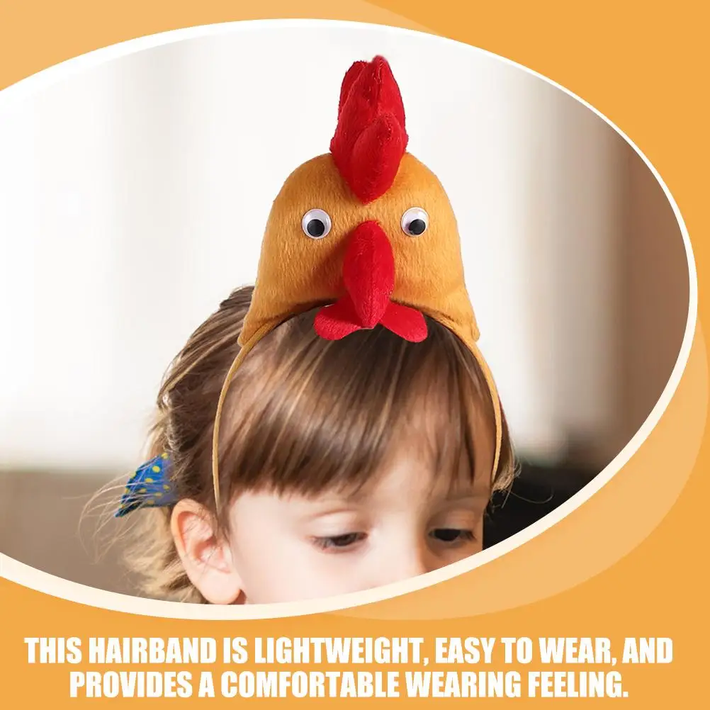 Rooster Headband Cartoon Animal Hair Accessory Lightweight Comfortable Wear Funny Costume Easter Party Accessories Girls
Rooster Headband Cartoon Animal Hair Accessory Lightweight Comfortable Wear Funny Costume Easter Party Accessories Girls