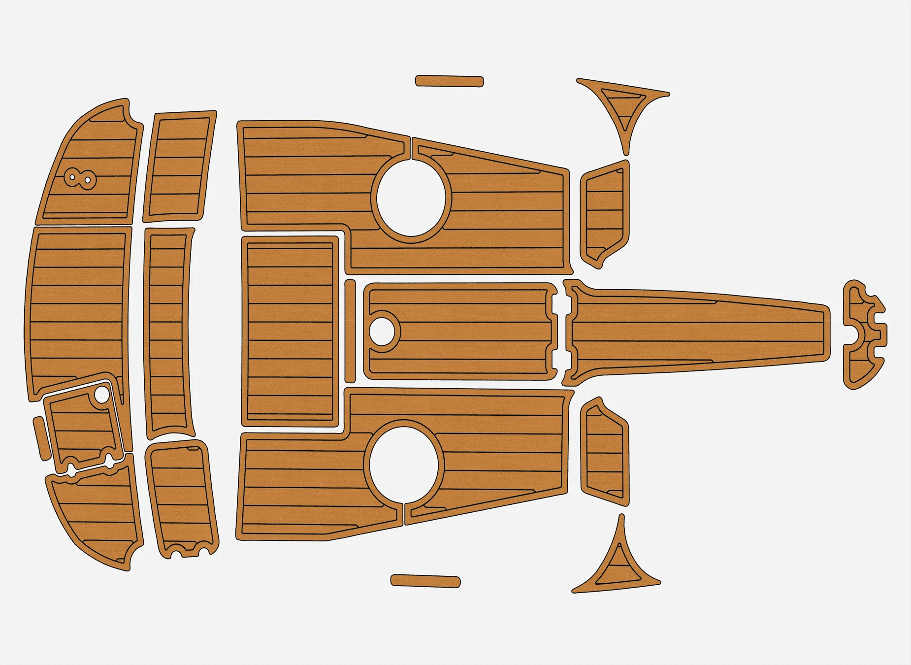 2003-2009 Chaparral 190 SSI 1/4" 6mm EVA foam Non-Slip PVC Teak Decking marine Mat seadek aqua carpet Marine Floor
2003-2009 Chaparral 190 SSI 1/4" 6mm EVA foam Non-Slip PVC Teak Decking marine Mat seadek aqua carpet Marine Floor
